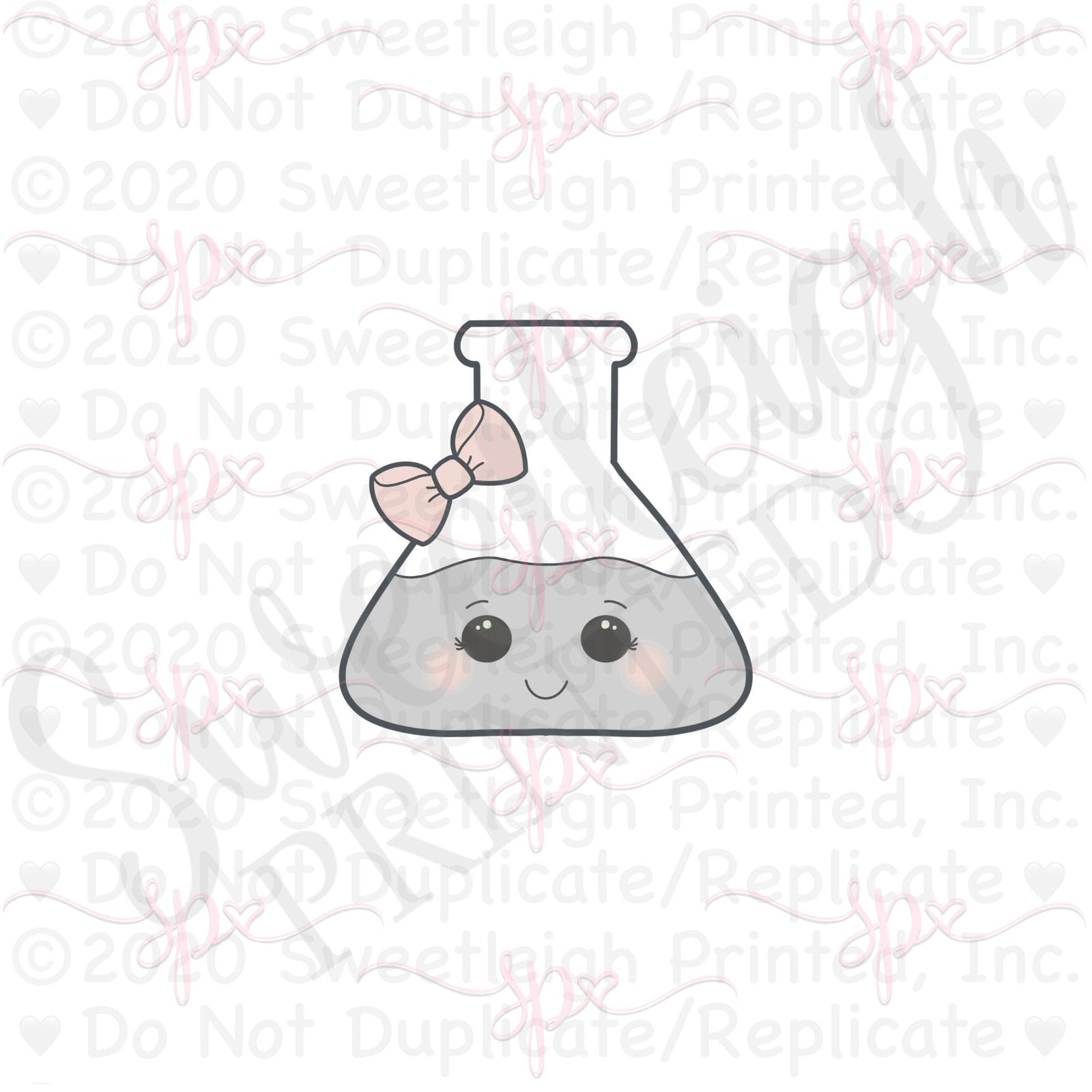 Girly Beaker 1 Cookie Cutter - Sweetleigh 