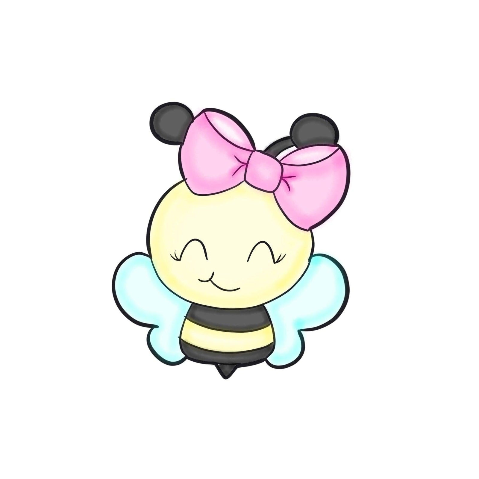 Girly Bumblebee Cookie Cutter - Sweetleigh 