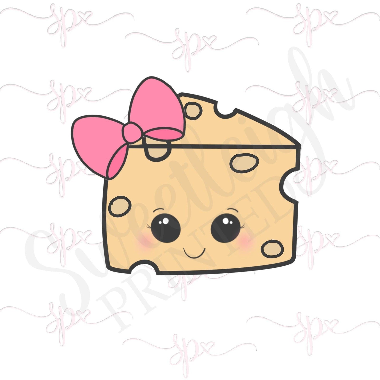 Girly Cheese Cookie Cutter - Sweetleigh 