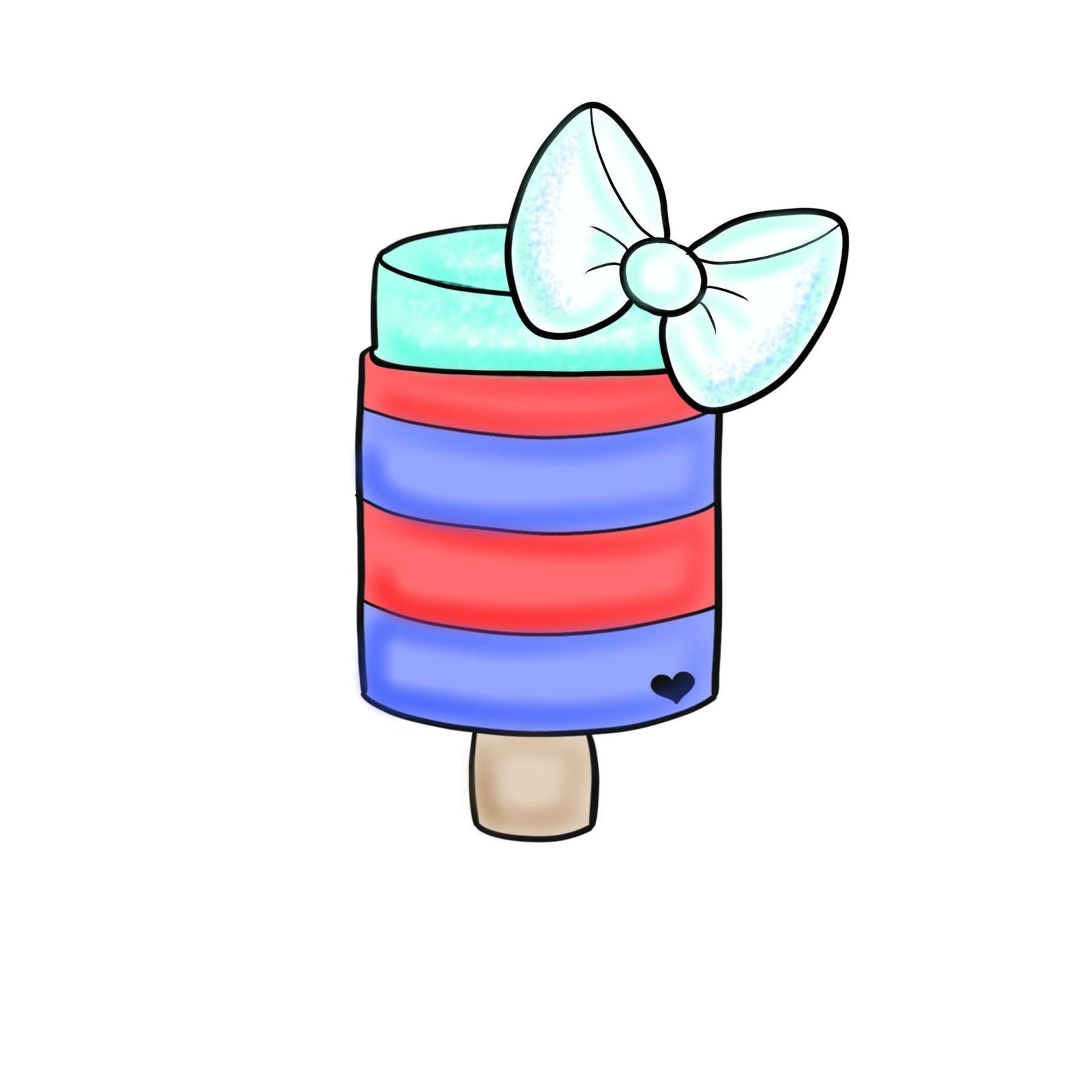 Girly Chubby Pushup Cookie Cutter - Sweetleigh 