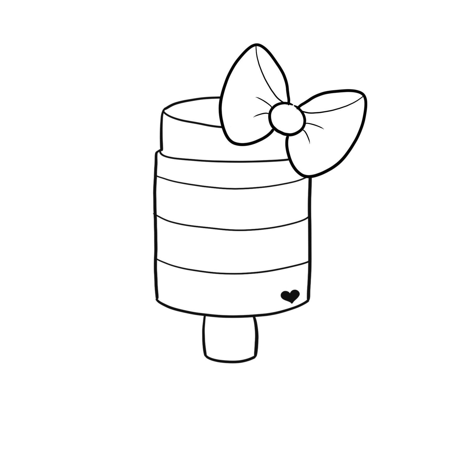 Girly Chubby Pushup Cookie Cutter - Sweetleigh 