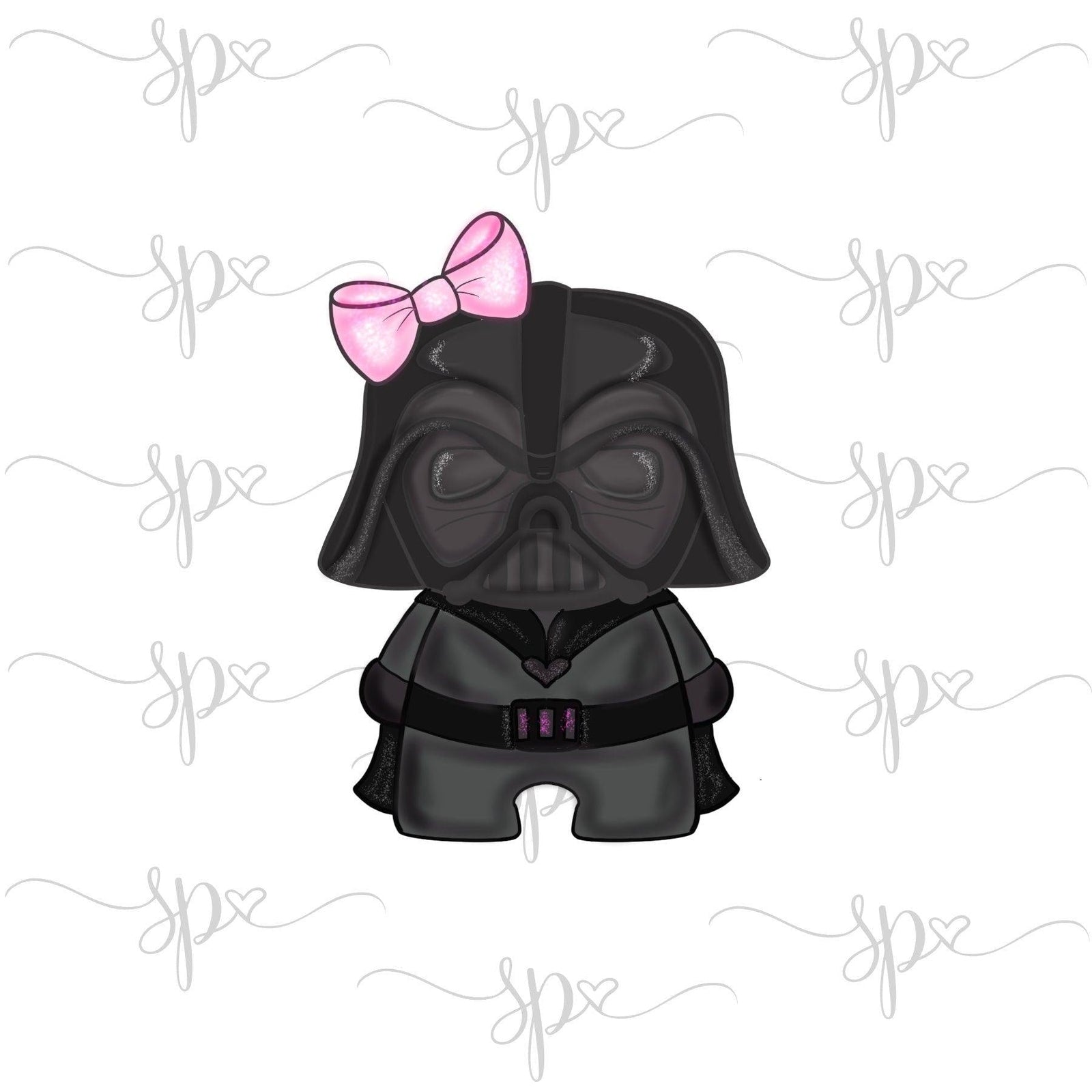 Girly Dark Father Cookie Cutter - Sweetleigh 