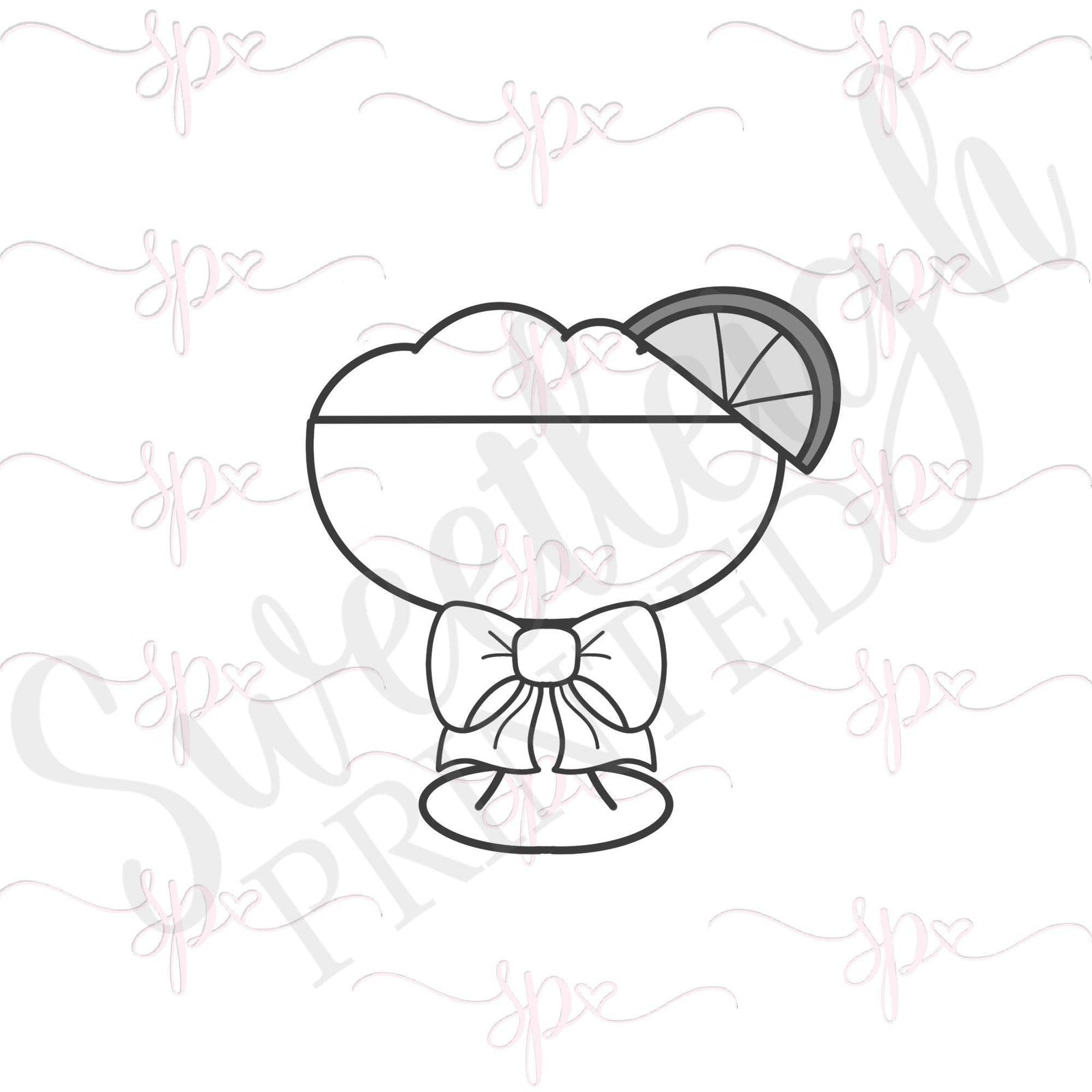 Girly Frozen Margarita Cookie Cutter - Sweetleigh 