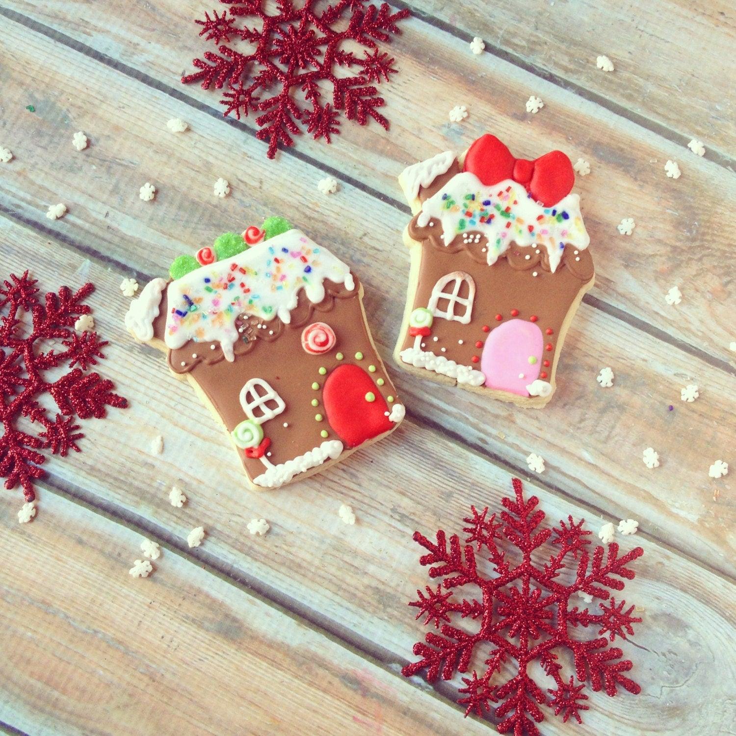 Girly Gingerbread House Cookie Cutter - Sweetleigh 