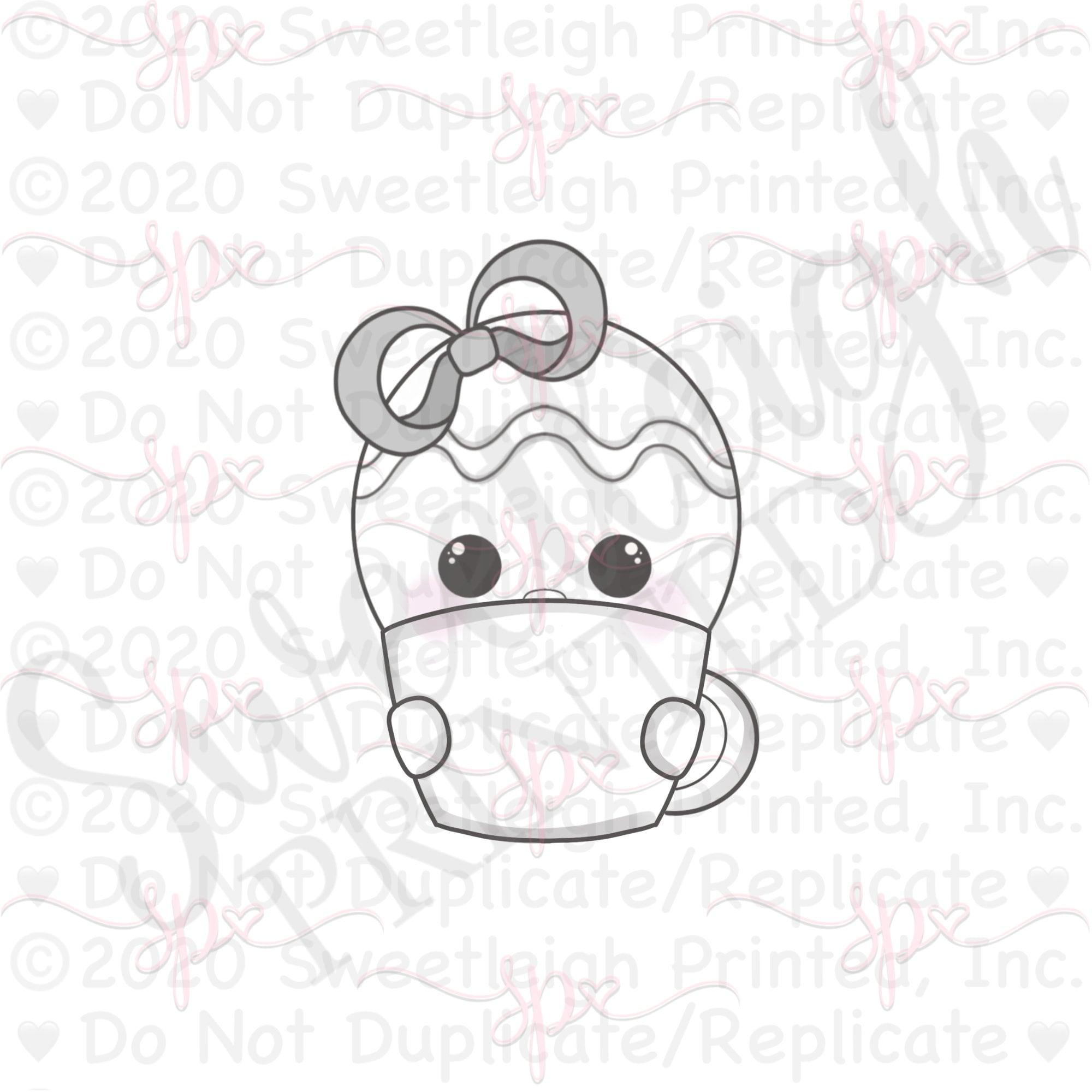 Girly Gingy Mug 2021 Cookie Cutter - Sweetleigh 