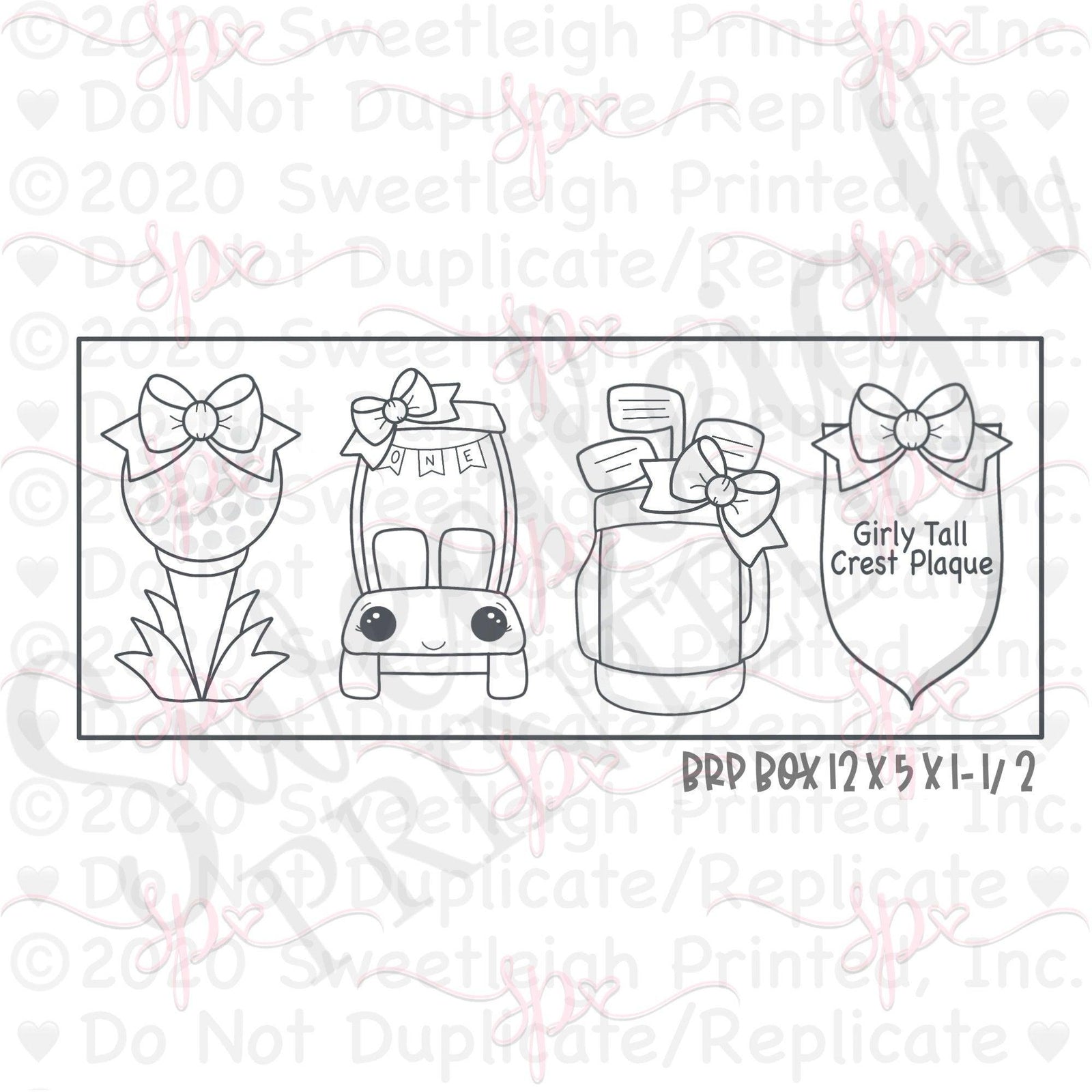 Girly Golf Cookie Cutter Set - Sweetleigh 