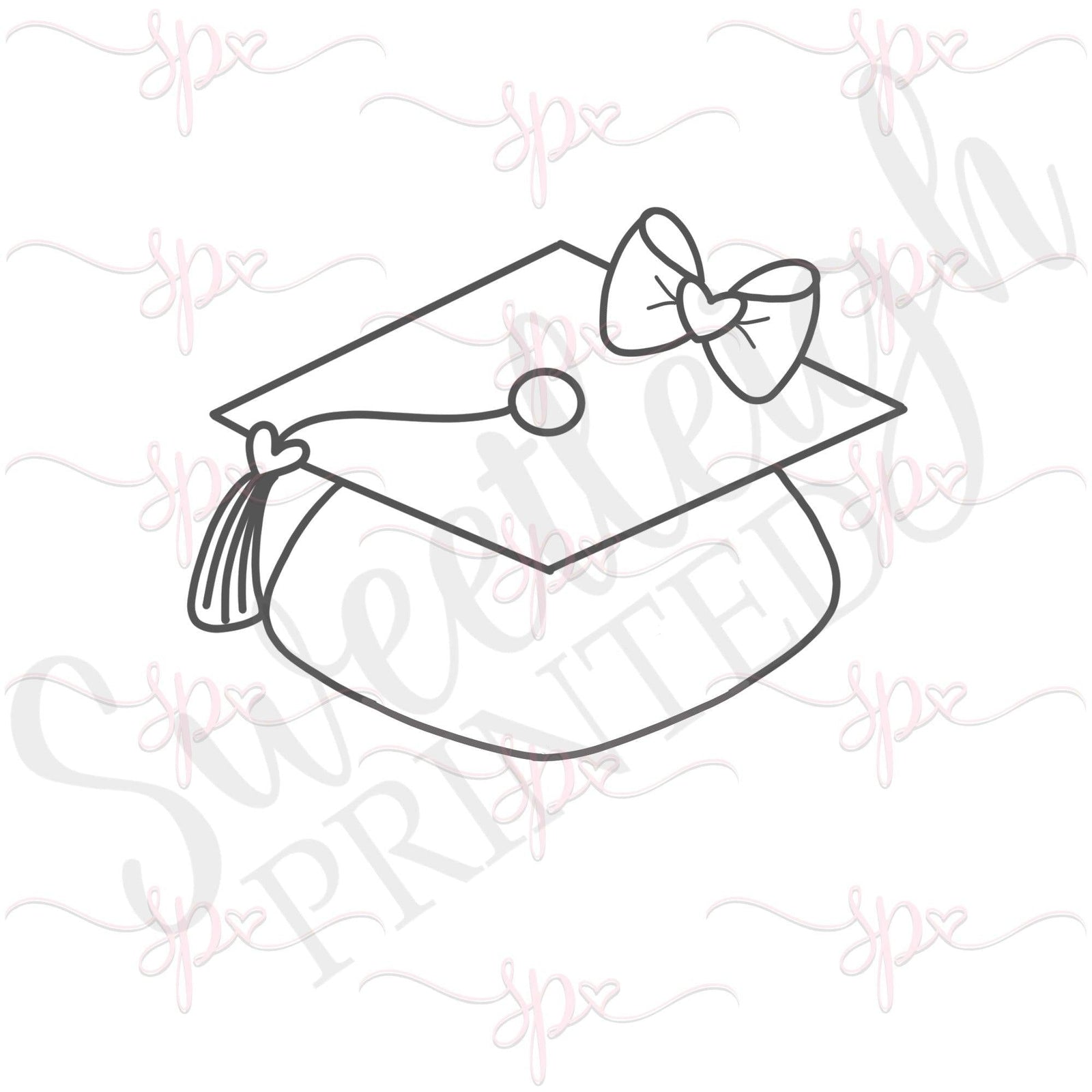 Girly Grad Cap 2020 Cookie Cutter - Sweetleigh 
