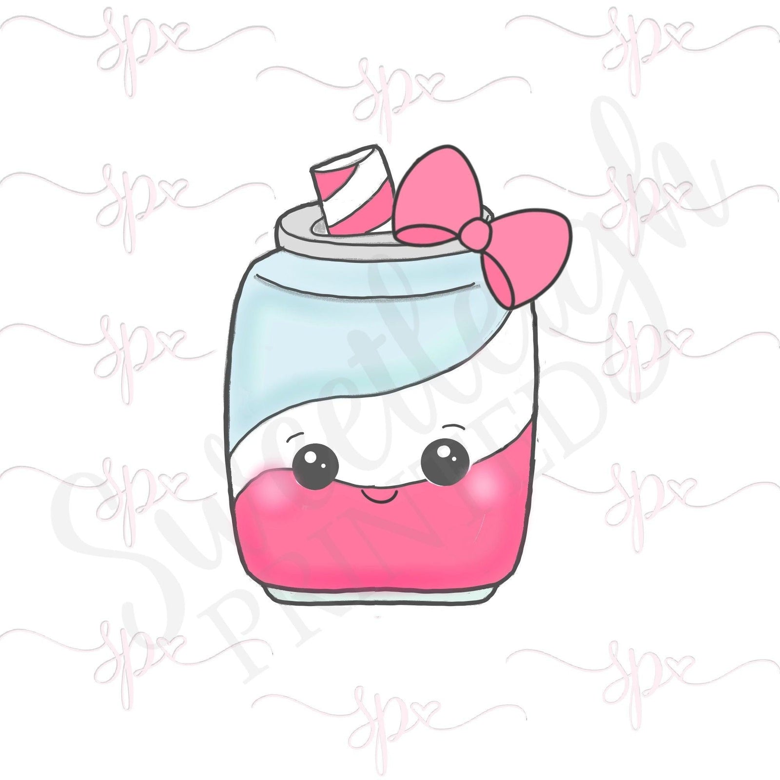 Girly Kawaii Cola Can Cookie Cutter - Sweetleigh 