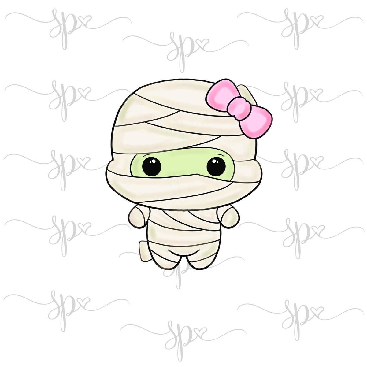 Girly Kawaii Mummy Cookie Cutter - Sweetleigh 