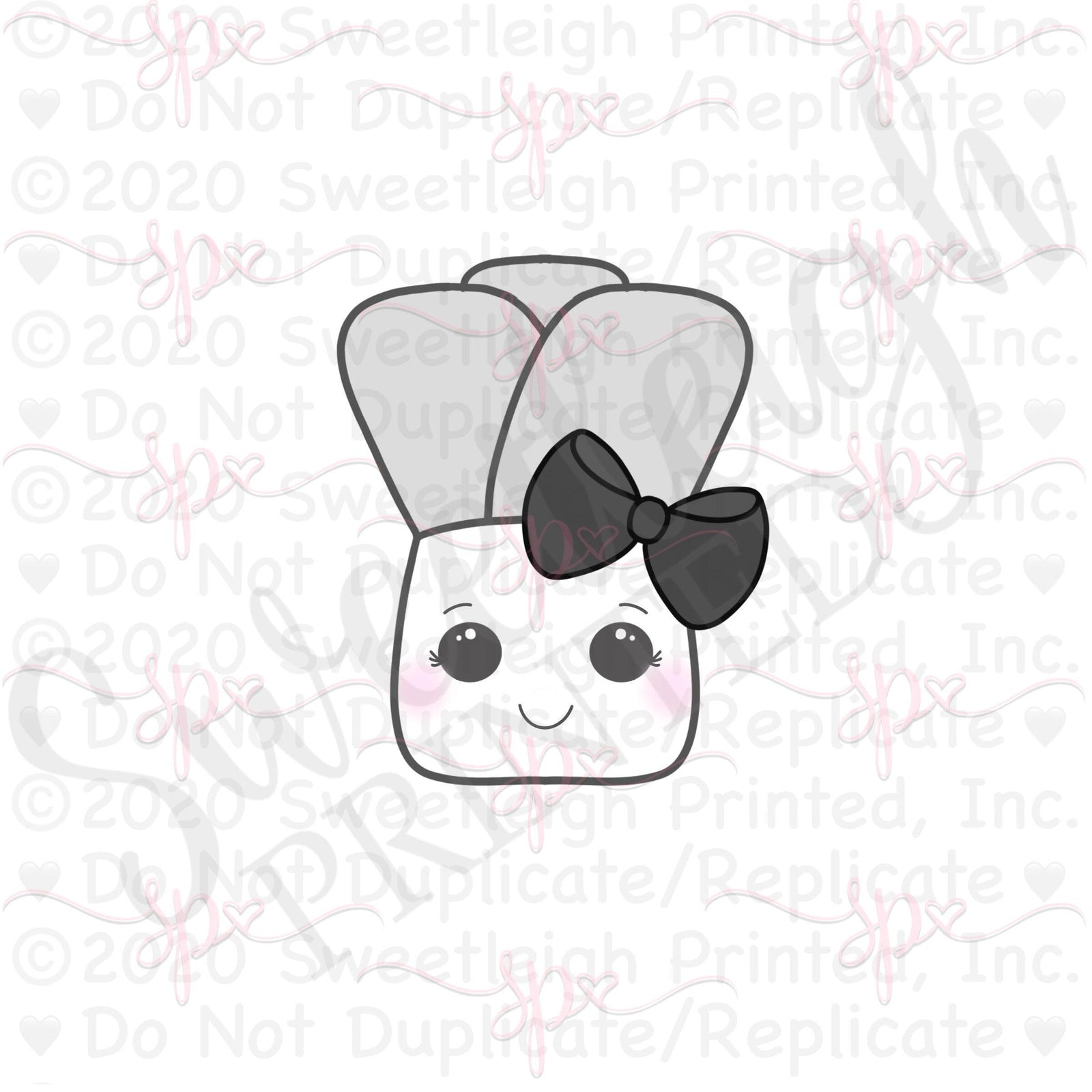 Girly Leek Cookie Cutter - Sweetleigh 