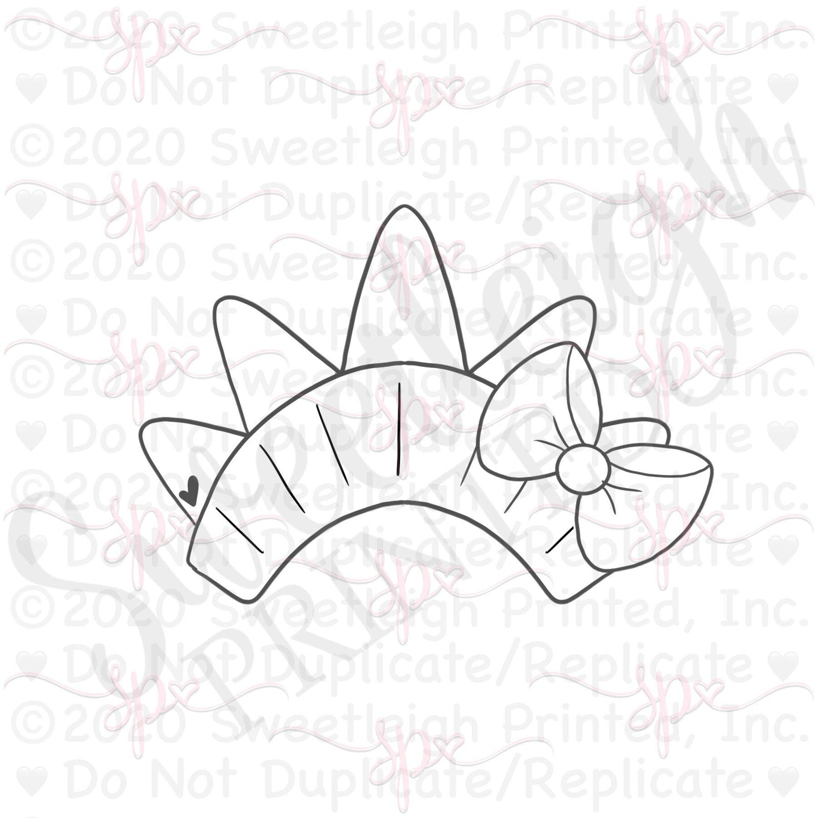 Girly Liberty Headband Cookie Cutter - Sweetleigh 