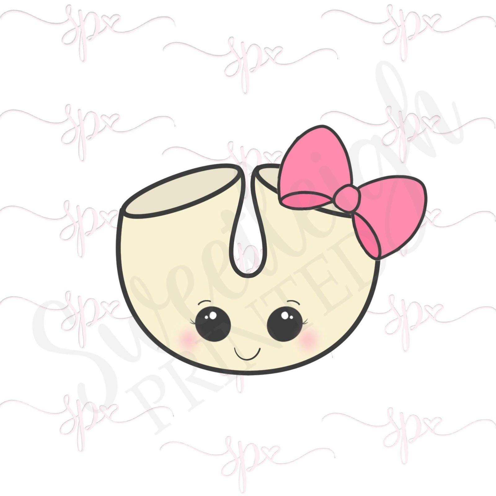 Girly Macaroni Noodle Cookie Cutter - Sweetleigh 