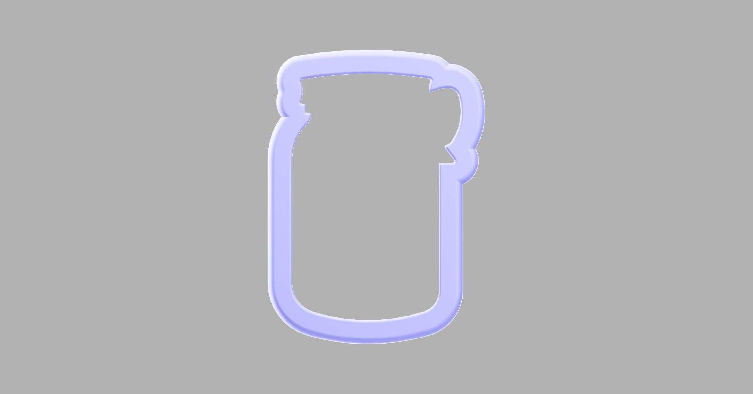 Girly Mason Jar Cookie Cutter - Sweetleigh 