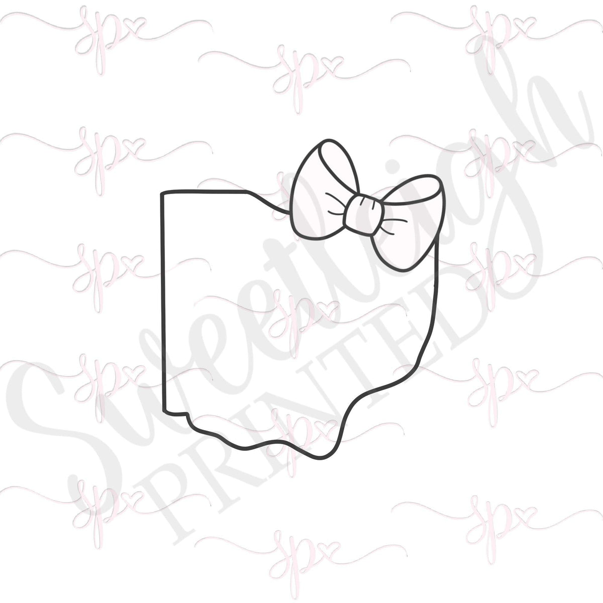 Girly Ohio 1 Cookie Cutter - Sweetleigh 