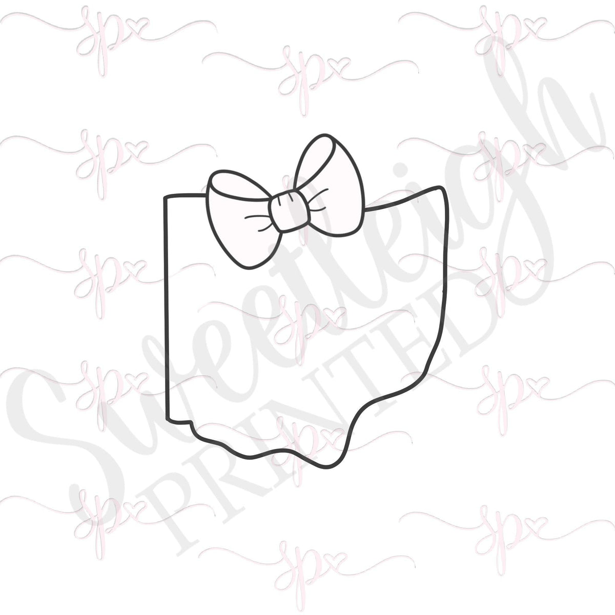 Girly Ohio 2 Cookie Cutter - Sweetleigh 