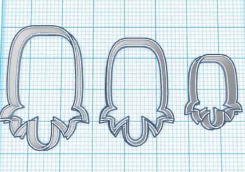 Girly Popsicle Cookie Cutter - Sweetleigh 