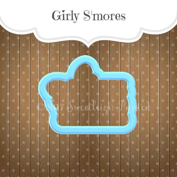 Girly S&#39;mores Cookie Cutter - Sweetleigh 