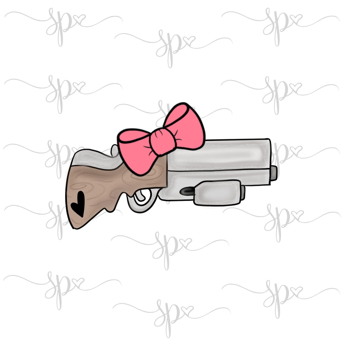 Girly Shotgun Cookie cutter - Sweetleigh 