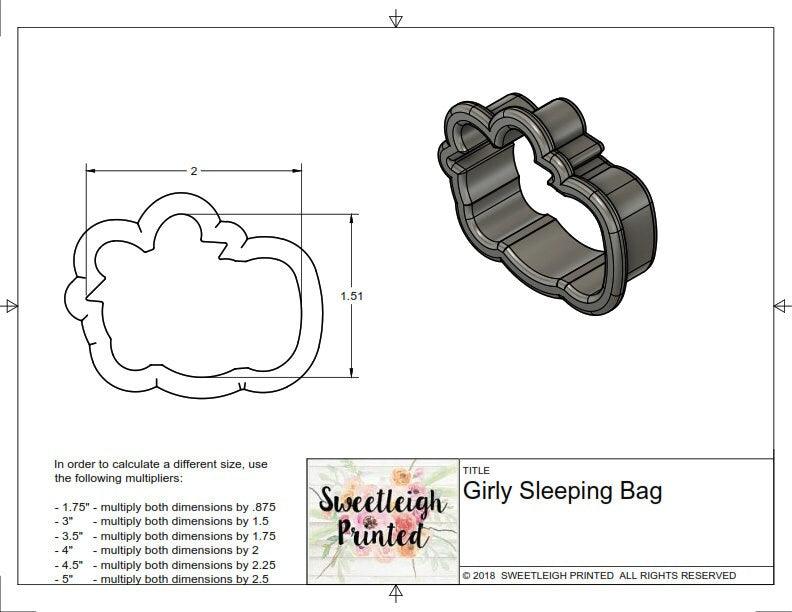 Girly Sleeping Bag - Sweetleigh 