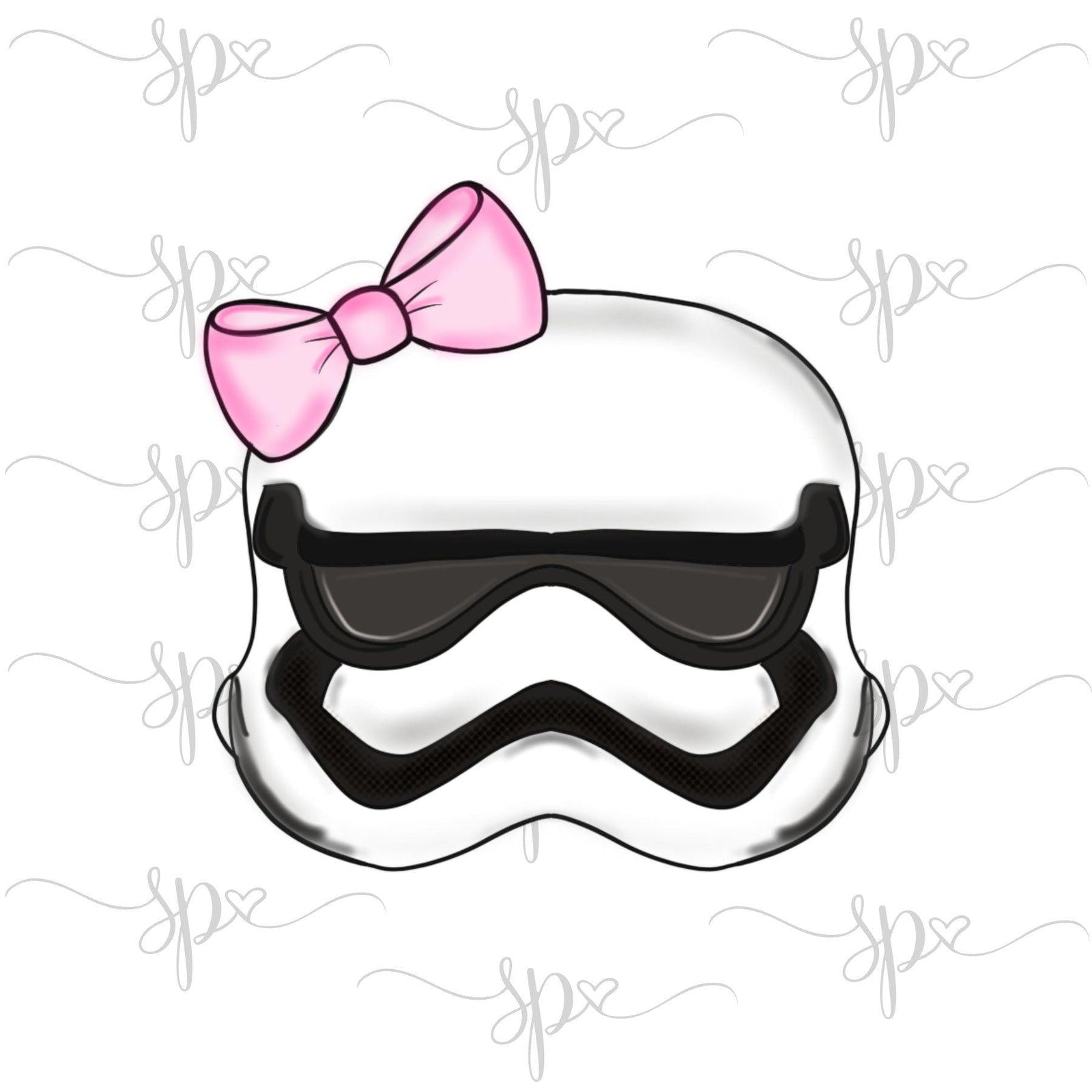 Girly Soldier Face Cookie Cutter - Sweetleigh 