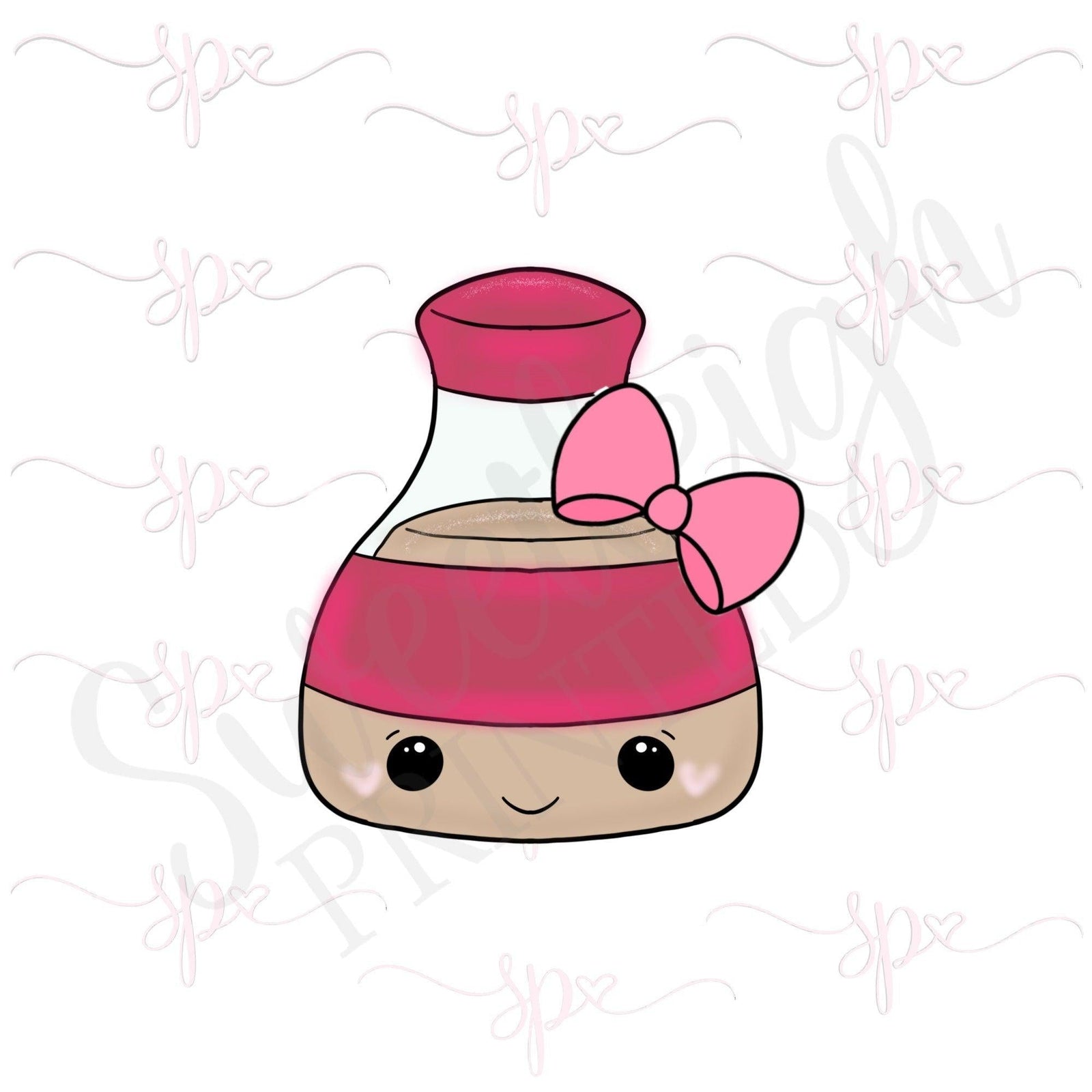 Girly Soy Sauce Cookie Cutter - Sweetleigh 