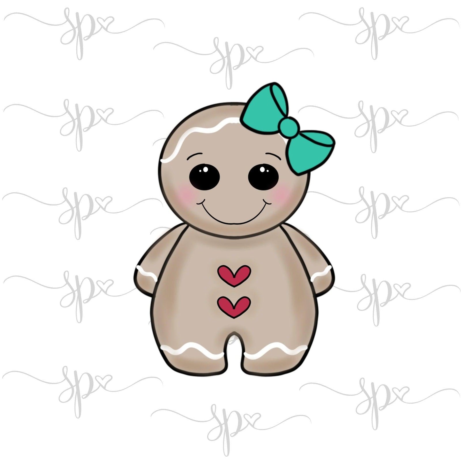 Girly Squishy Gingy Cookie Cutter - Sweetleigh 