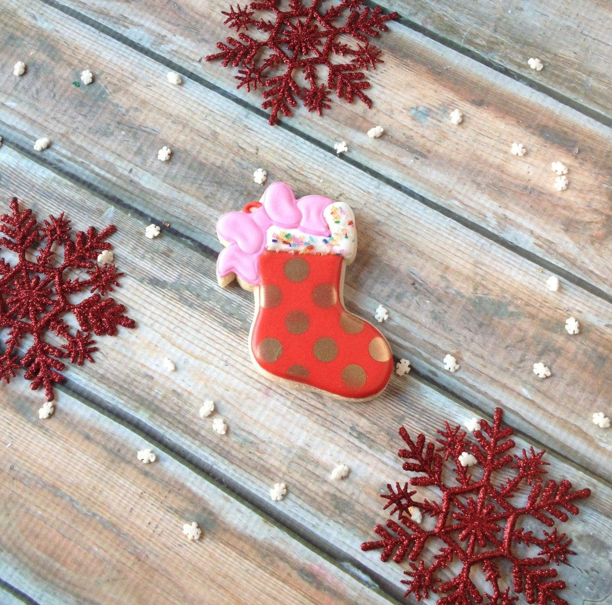 Girly Stocking Cookie Cutter - Sweetleigh 