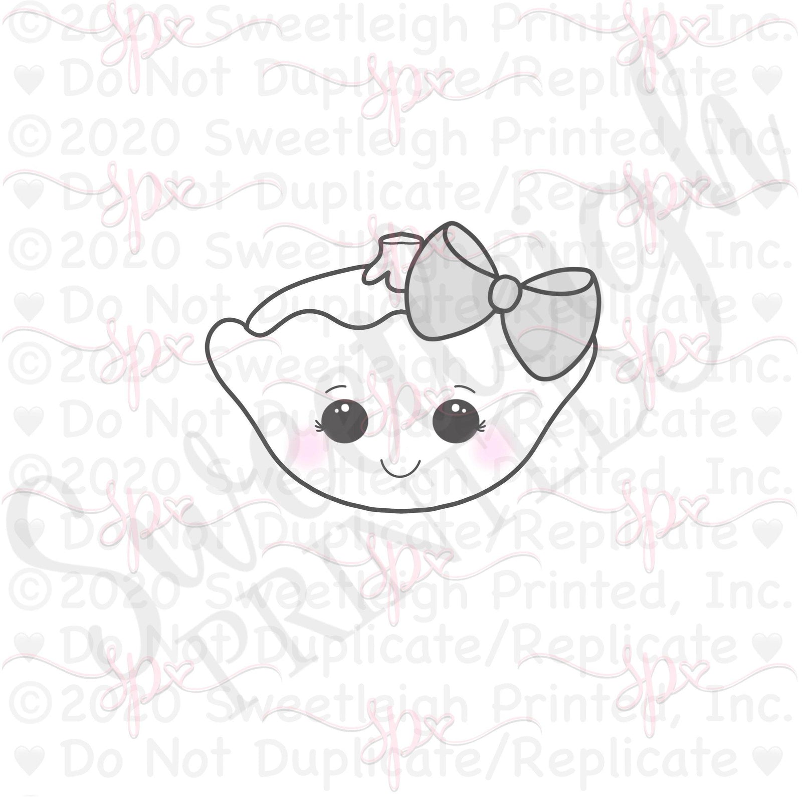 Girly Summer Squash Cookie Cutter - Sweetleigh 