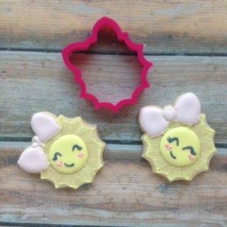 Girly Sun Cookie Cutter - Sweetleigh 