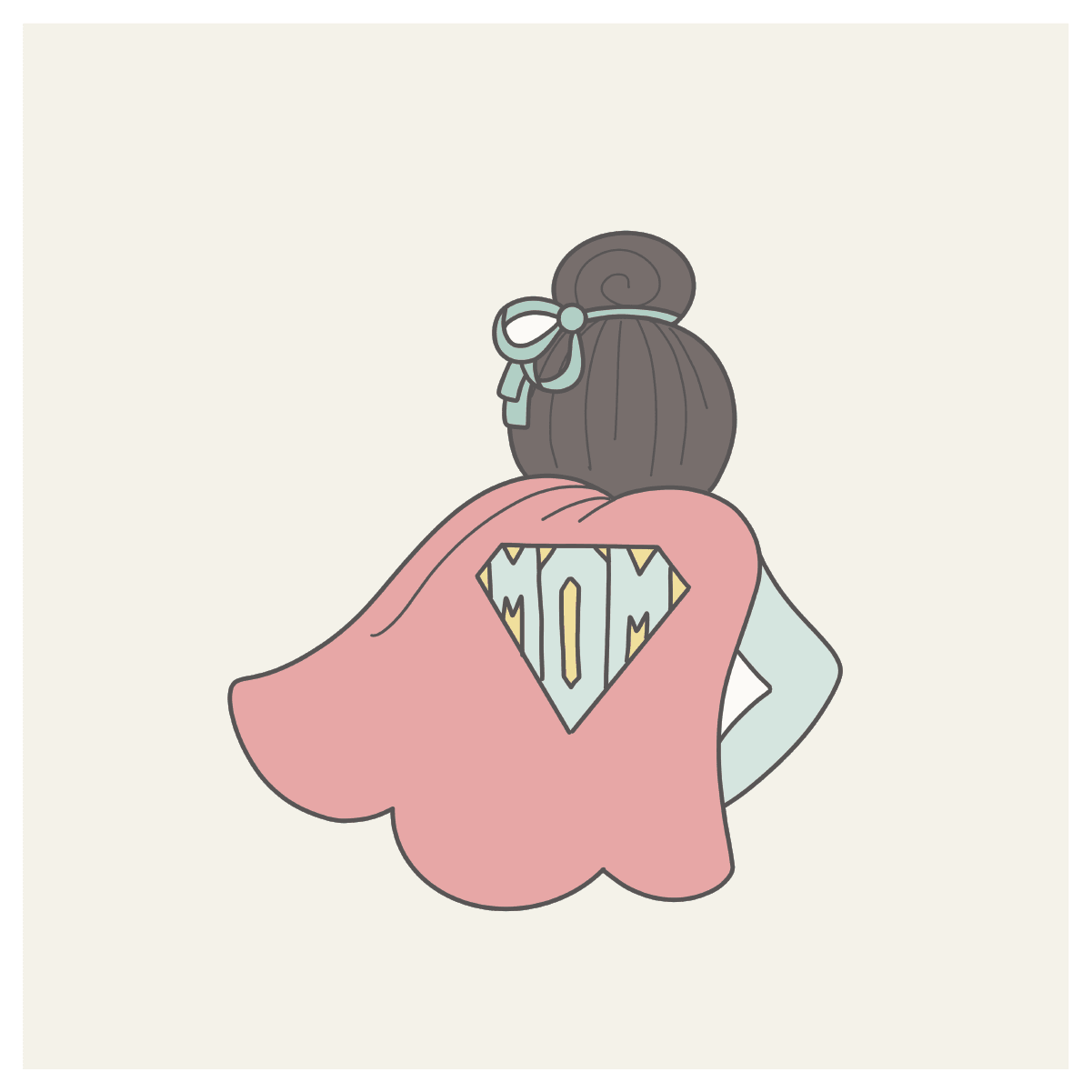 Girly Super Hero Mom Cookie Cutter - Sweetleigh 