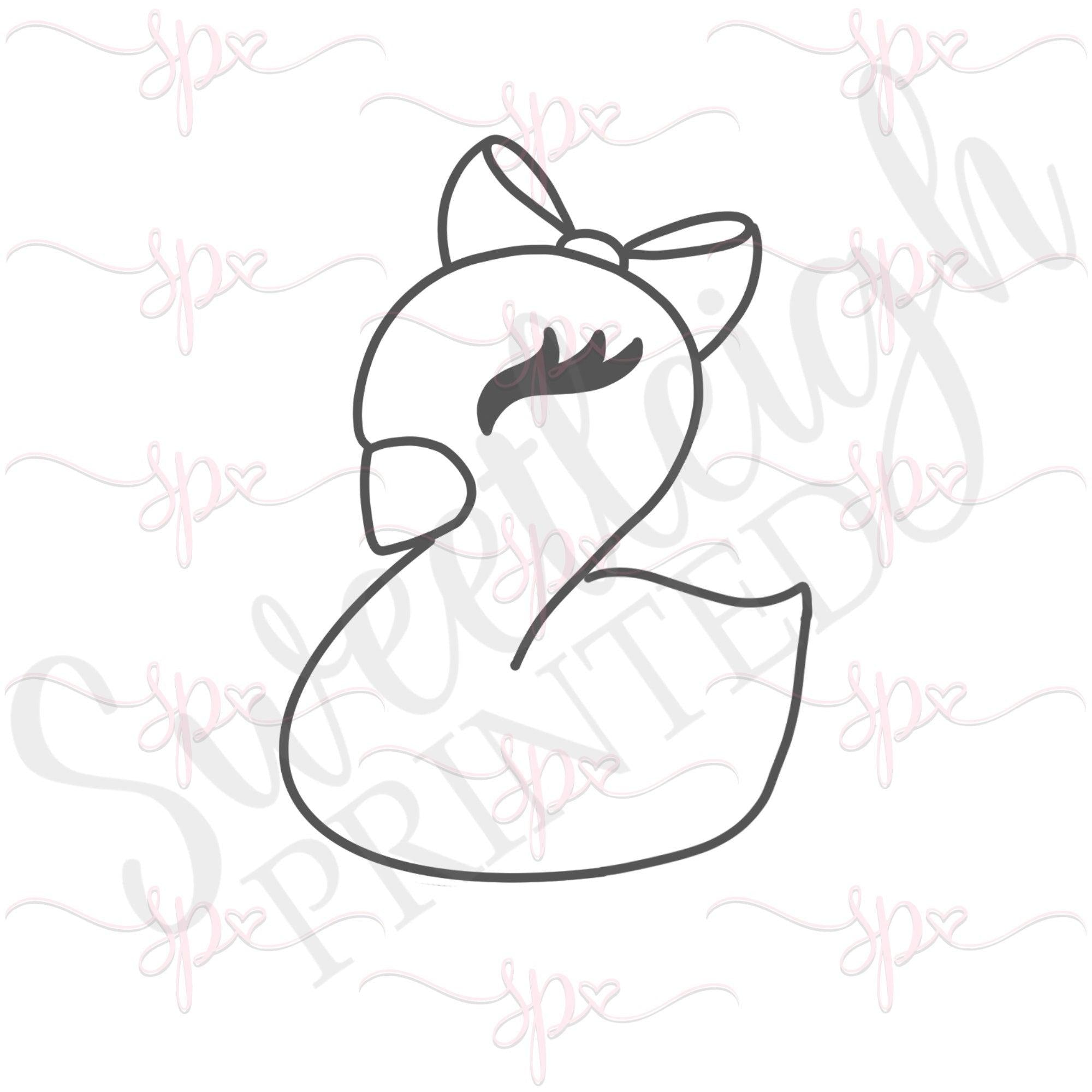 Girly Swan Cookie Cutter - Sweetleigh 