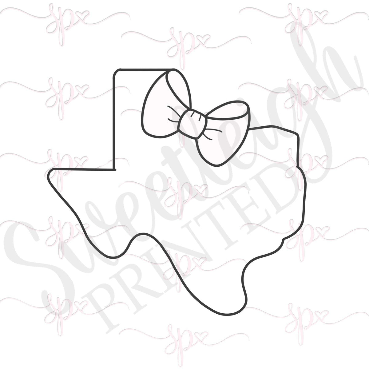 Girly Texas 1 Cookie Cutter - Sweetleigh 