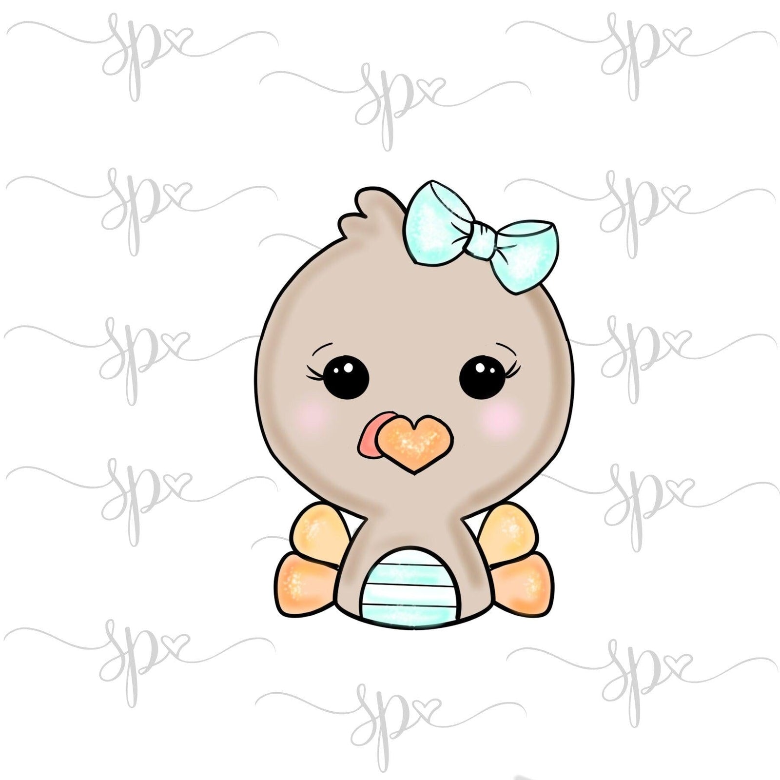 Girly Turkey 2019 Cookie Cutter - Sweetleigh 