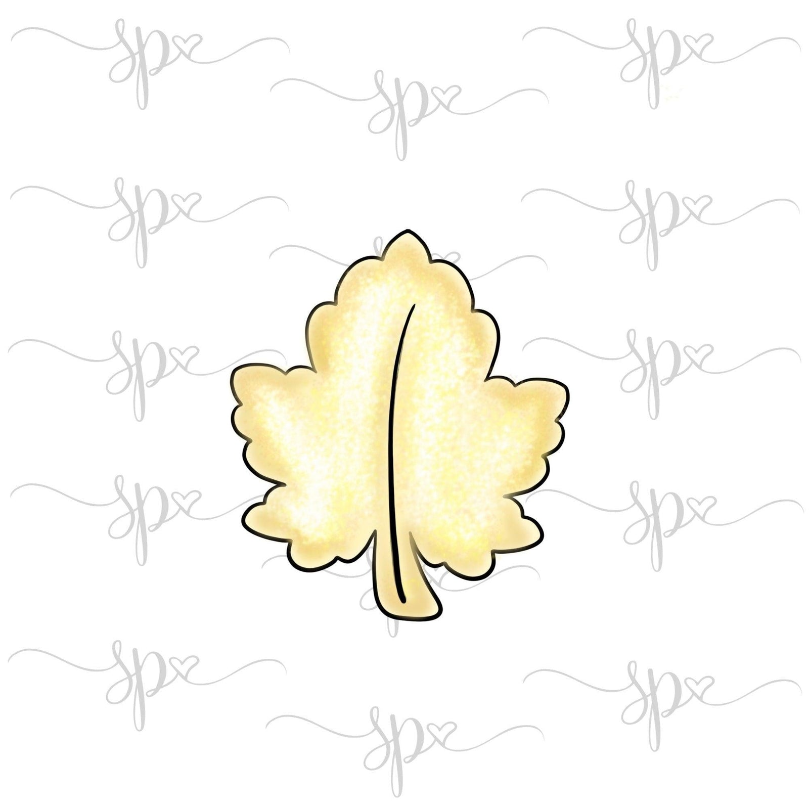 Golden Leaf Cookie Cutter - Sweetleigh 