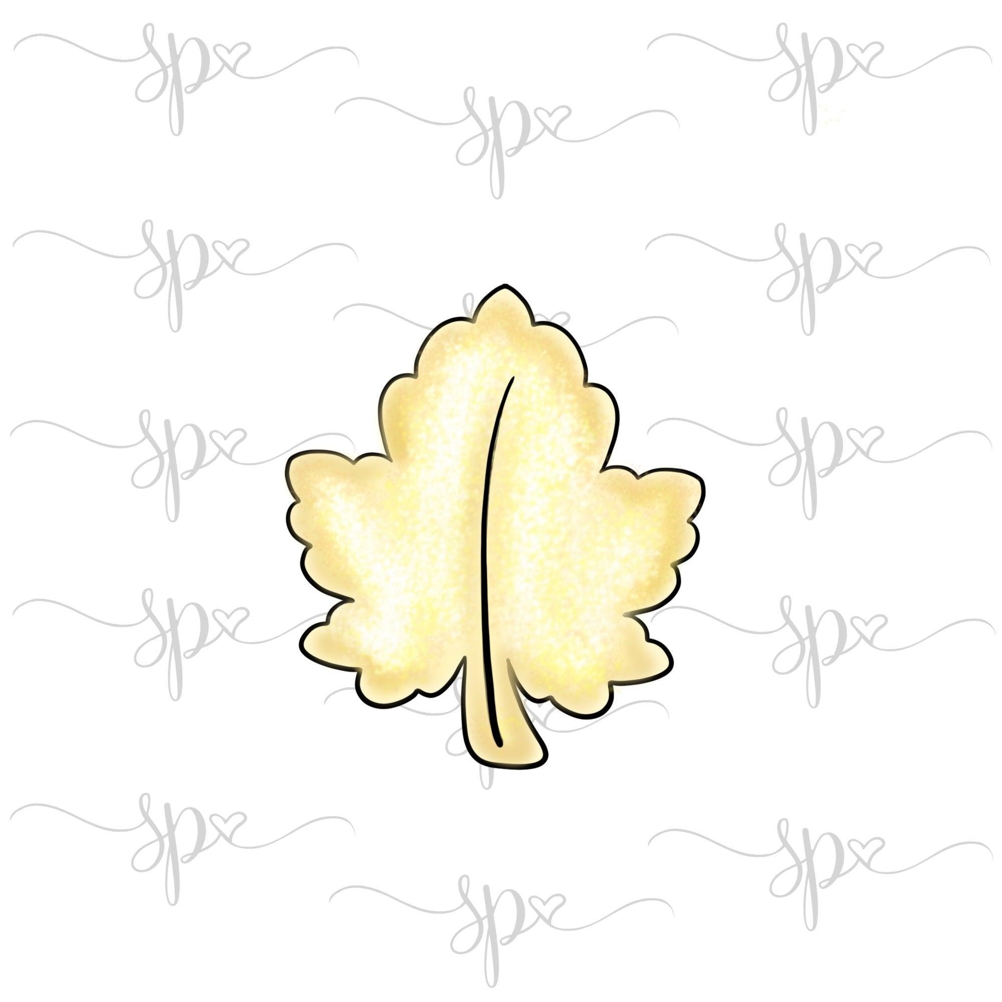 Golden Leaf Cookie Cutter - Sweetleigh 
