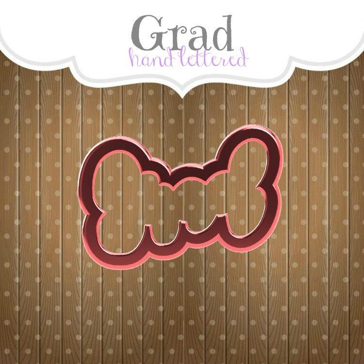 Grad Hand Lettered Cookie Cutter - Sweetleigh 