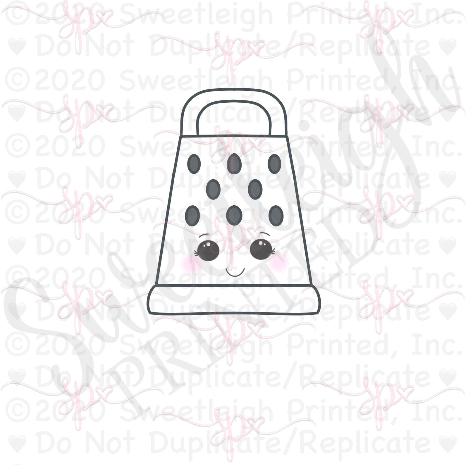 Grater Cookie Cutter - Sweetleigh 