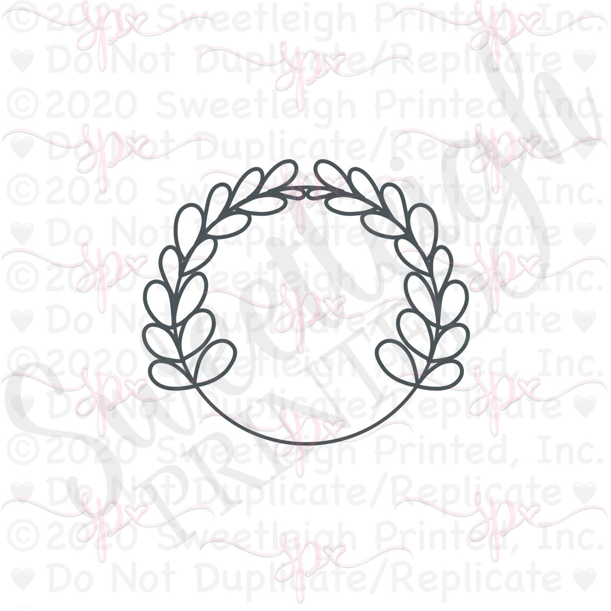 Greenery Circle Cookie Cutter - Sweetleigh 