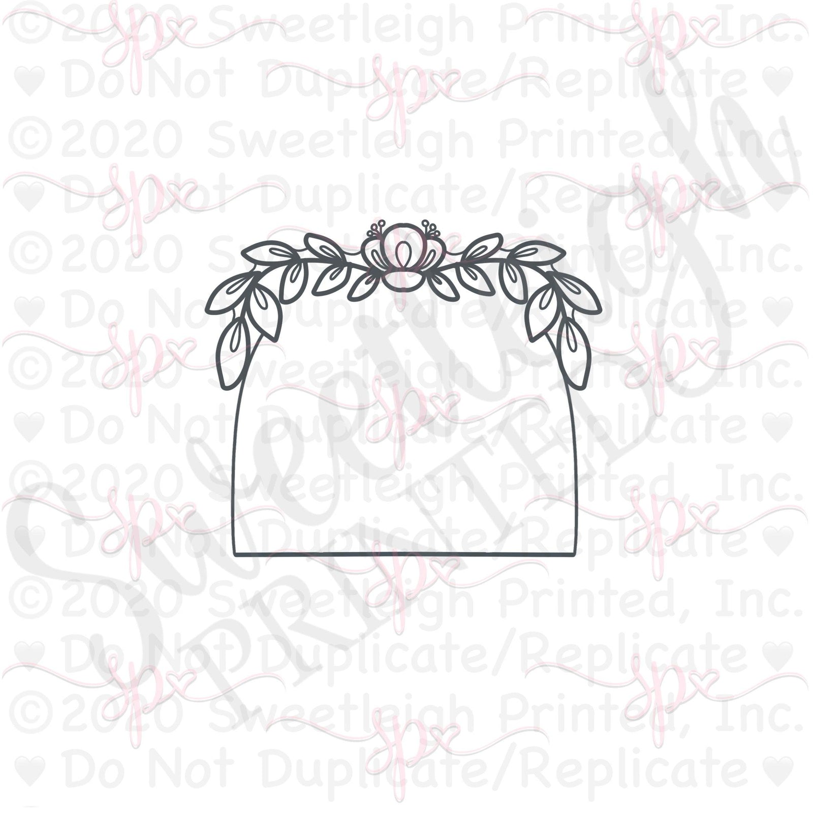 Greenery Shape 4 Cookie Cutter - Sweetleigh 