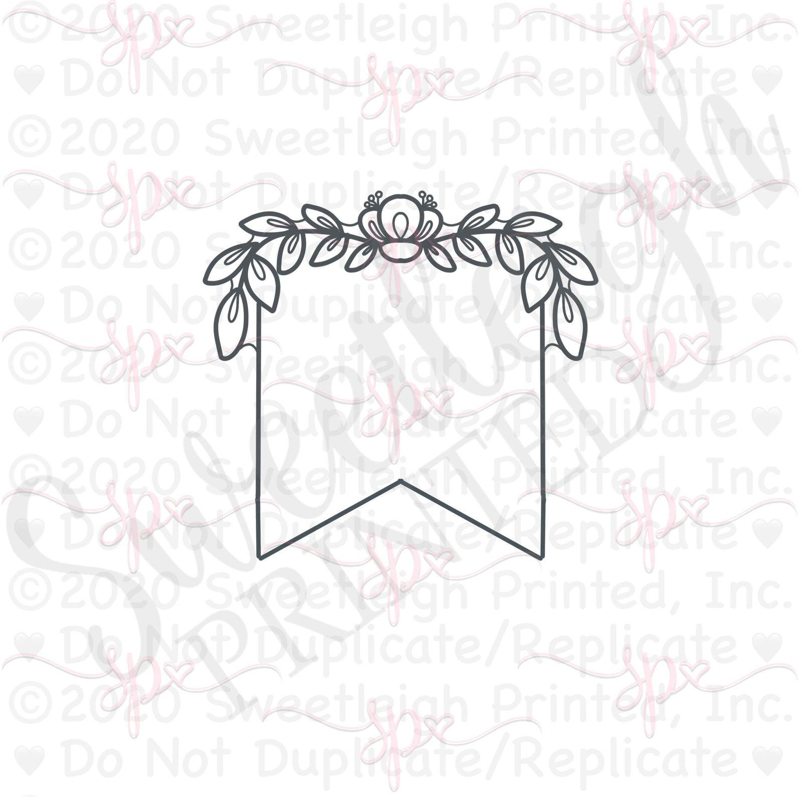 Greenery Shape 5 Cookie Cutter - Sweetleigh 