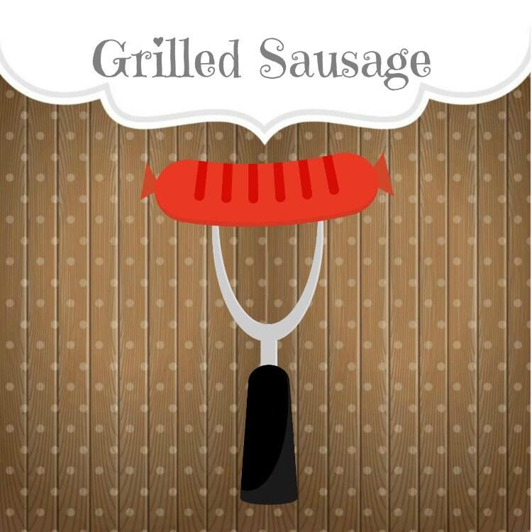 Grilled Sausage Cookie Cutter - Sweetleigh 