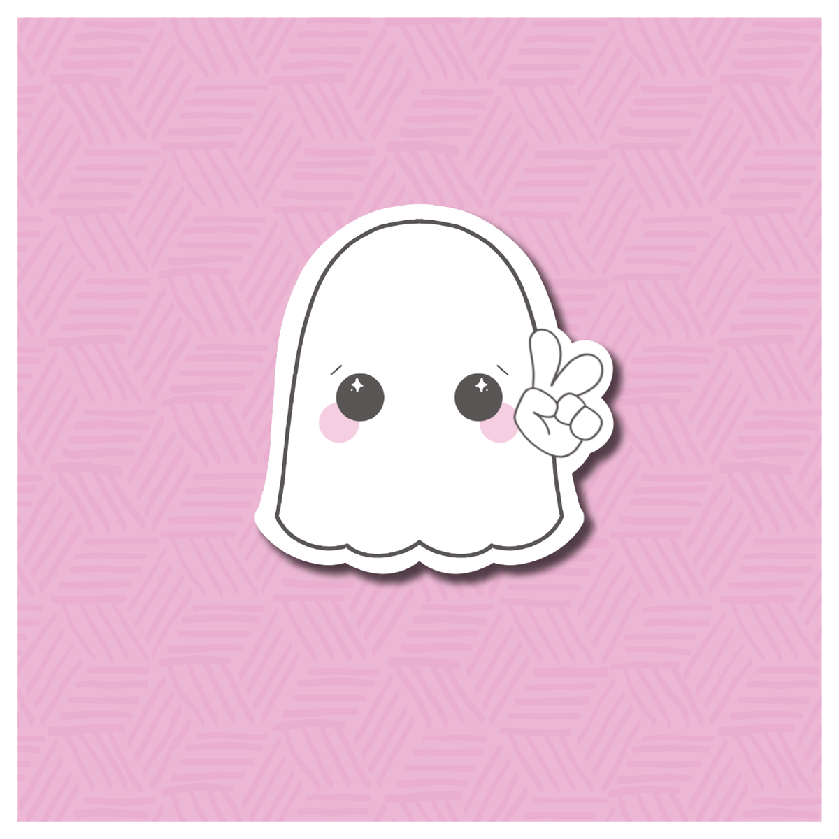 Groovy Ghost Digital Sticker File