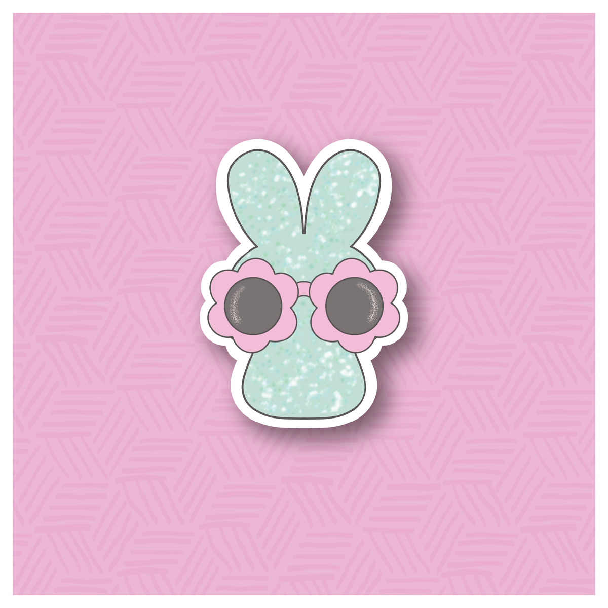 Groovy Mallow Bunny Digital Sticker File