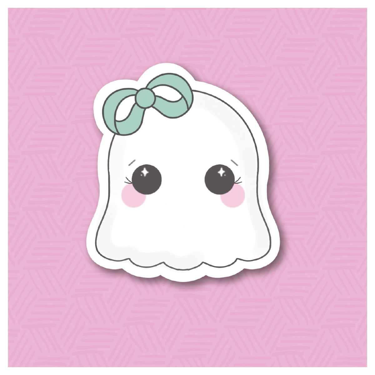 Girly Chibi Ghost Digital Sticker File