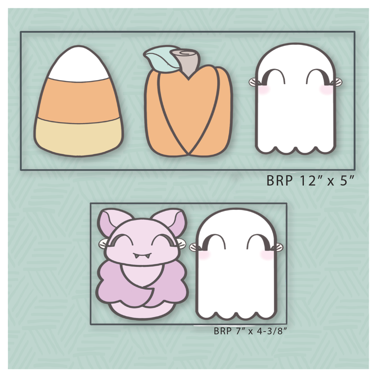 Chubby Classic Halloween Cookie Cutters