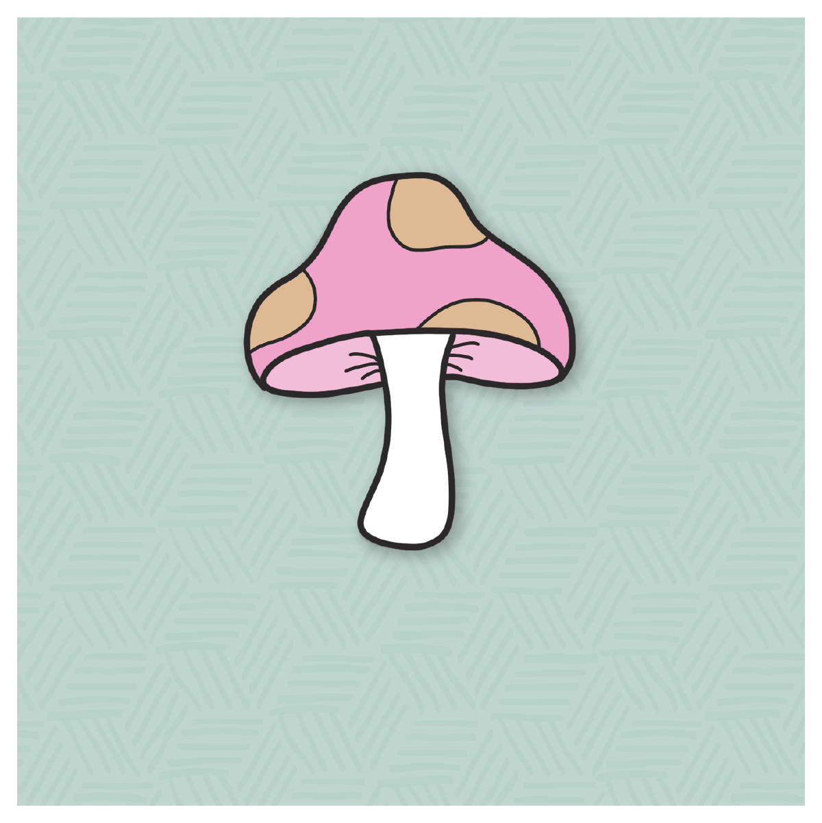 Mushroom 2021 Cookie Cutter