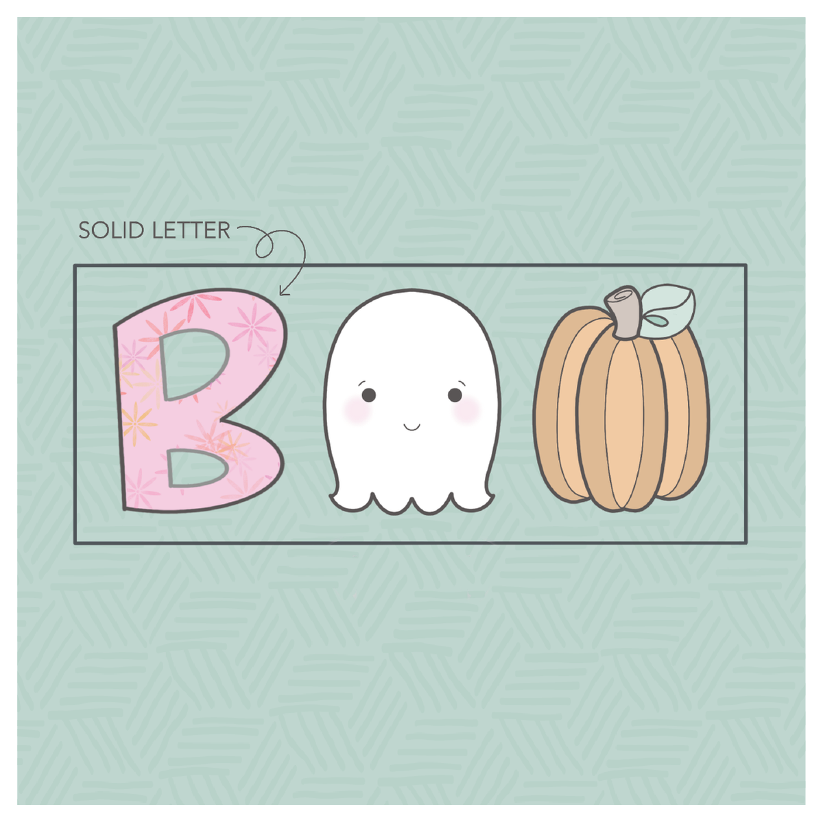 Boo Letter Cookie Cutter Set