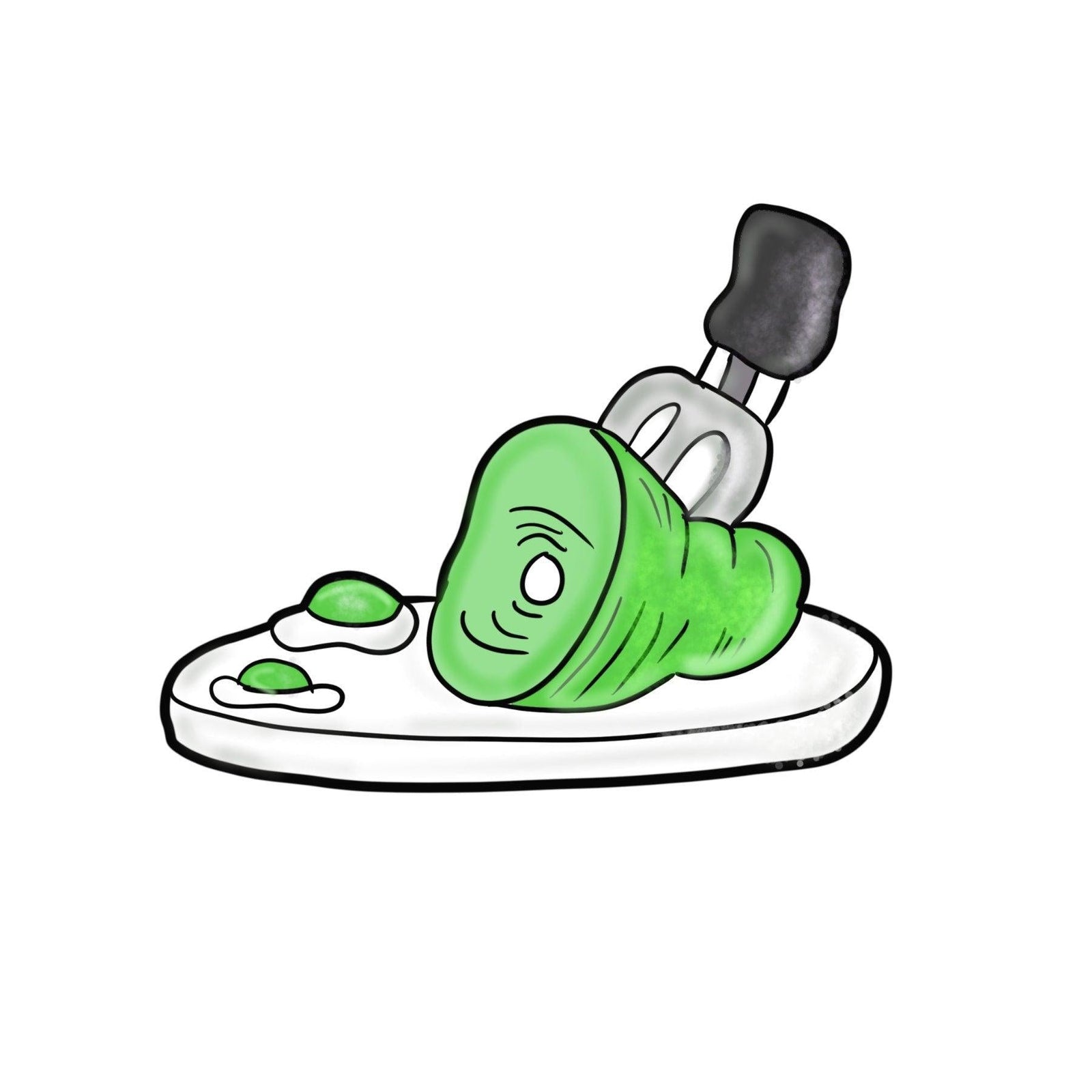 Ham with Fork Cookie Cutter - Sweetleigh 