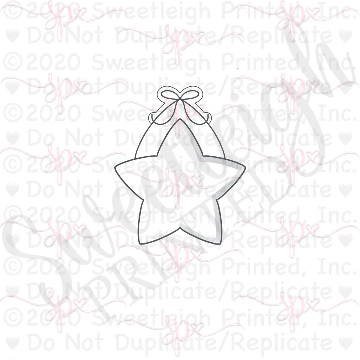 Hanging Star Cookie Cutter - Sweetleigh 
