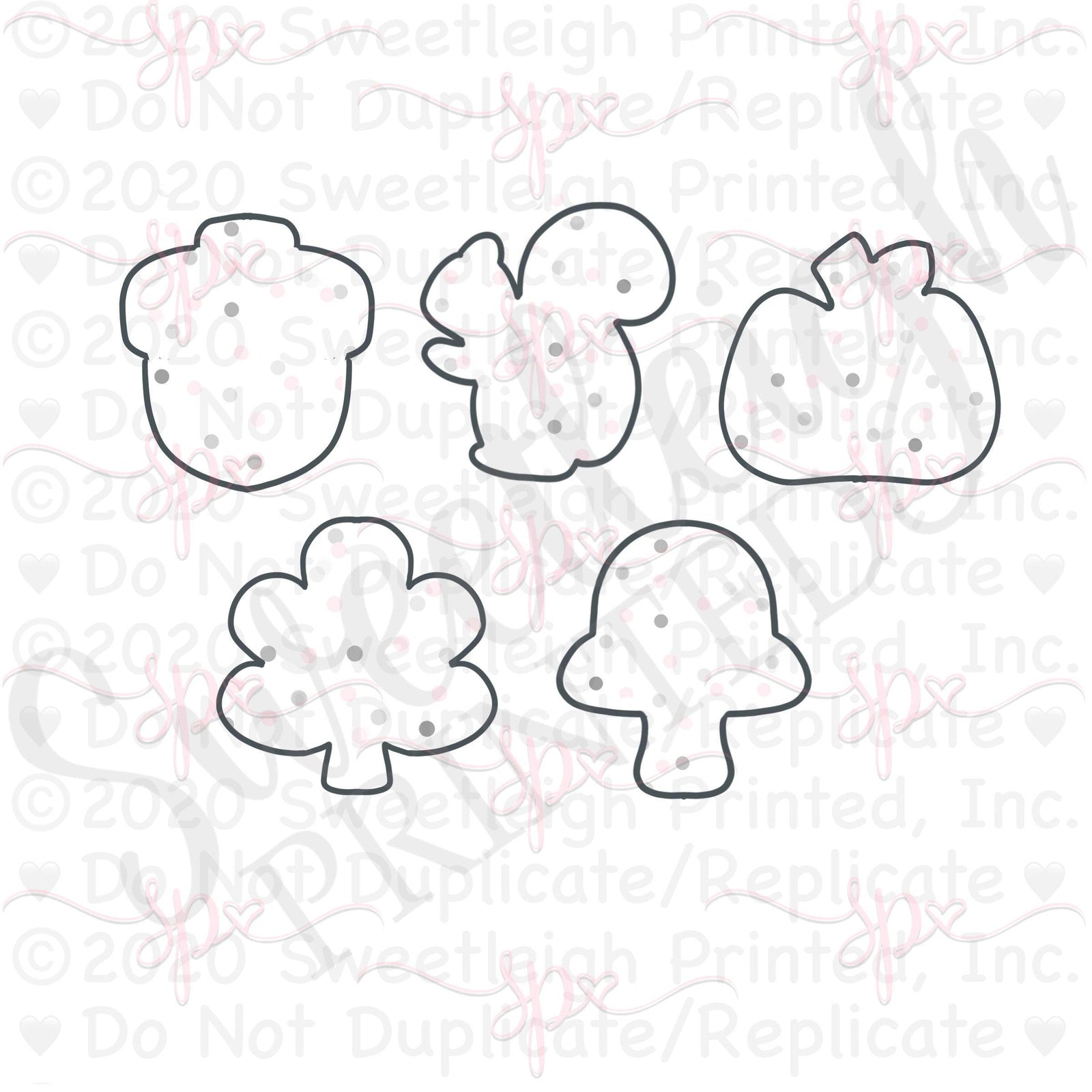 Harvest Animal Cookie Cutter Set - Sweetleigh 